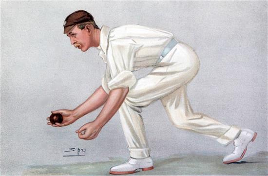 Leslie Ward - Spy Portraits of cricketers largest 15 x 10in., See website for list